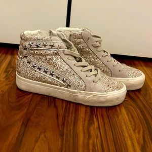 Vintage Havana Glitter High Tops